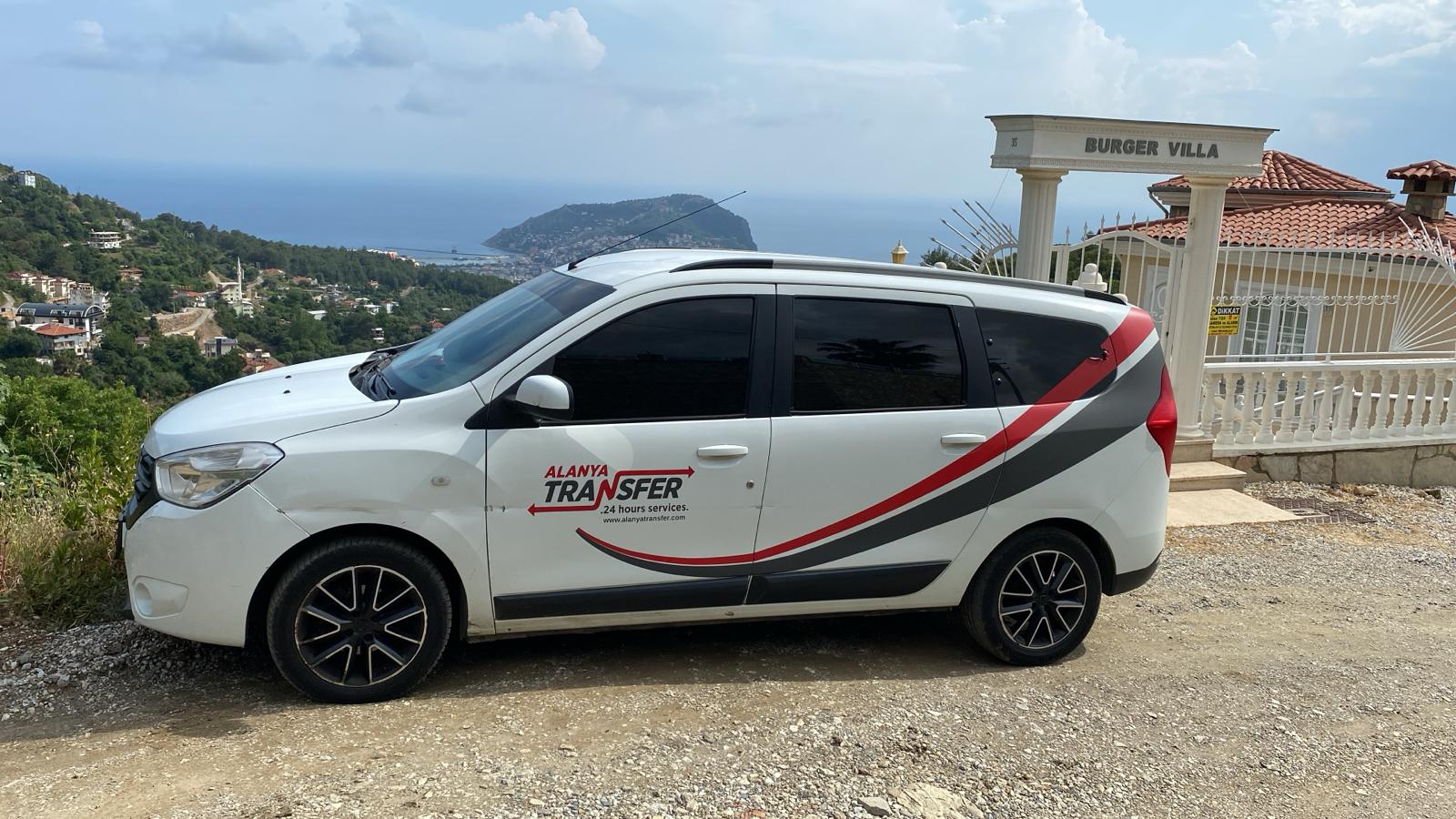 Gazipaşa Airport to Burger Villa Bektaş Alanya Private Transfer Services alanyatransfer.com