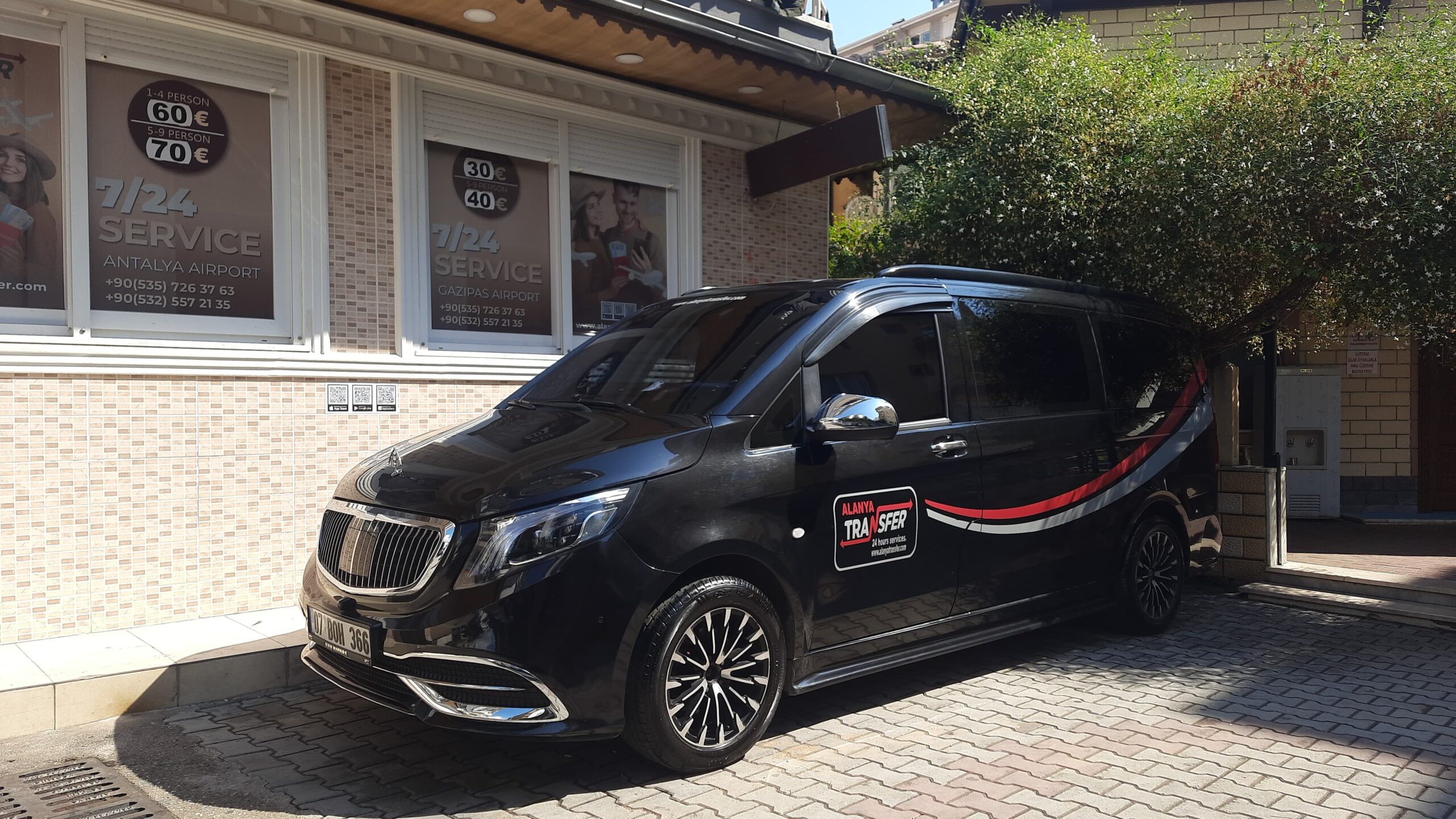 247 Transfer Services from Konyaaltı to Alanya