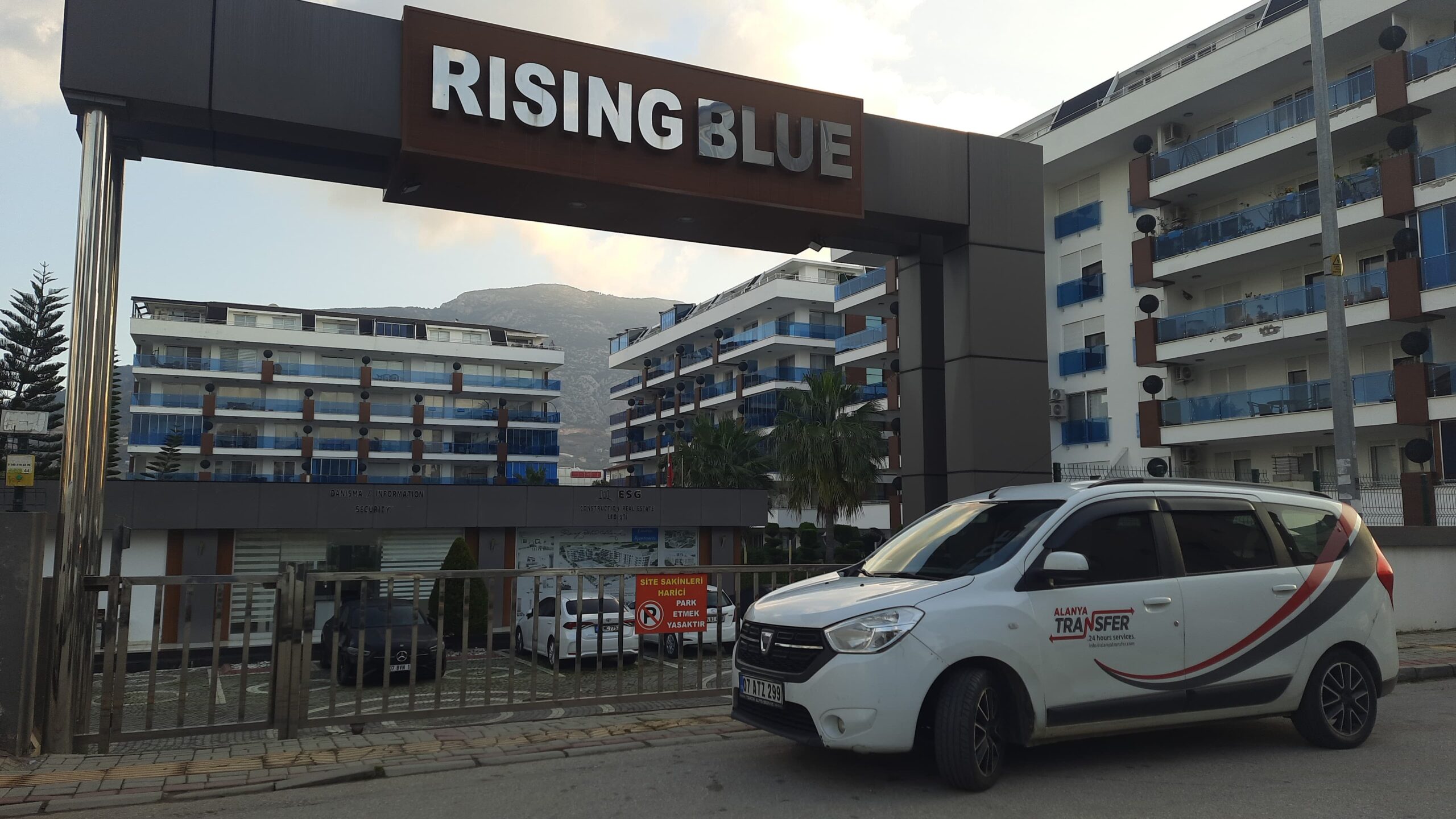 Private Transfer Services from Gazipaşa Airport to Rising Blue Residence Kestel