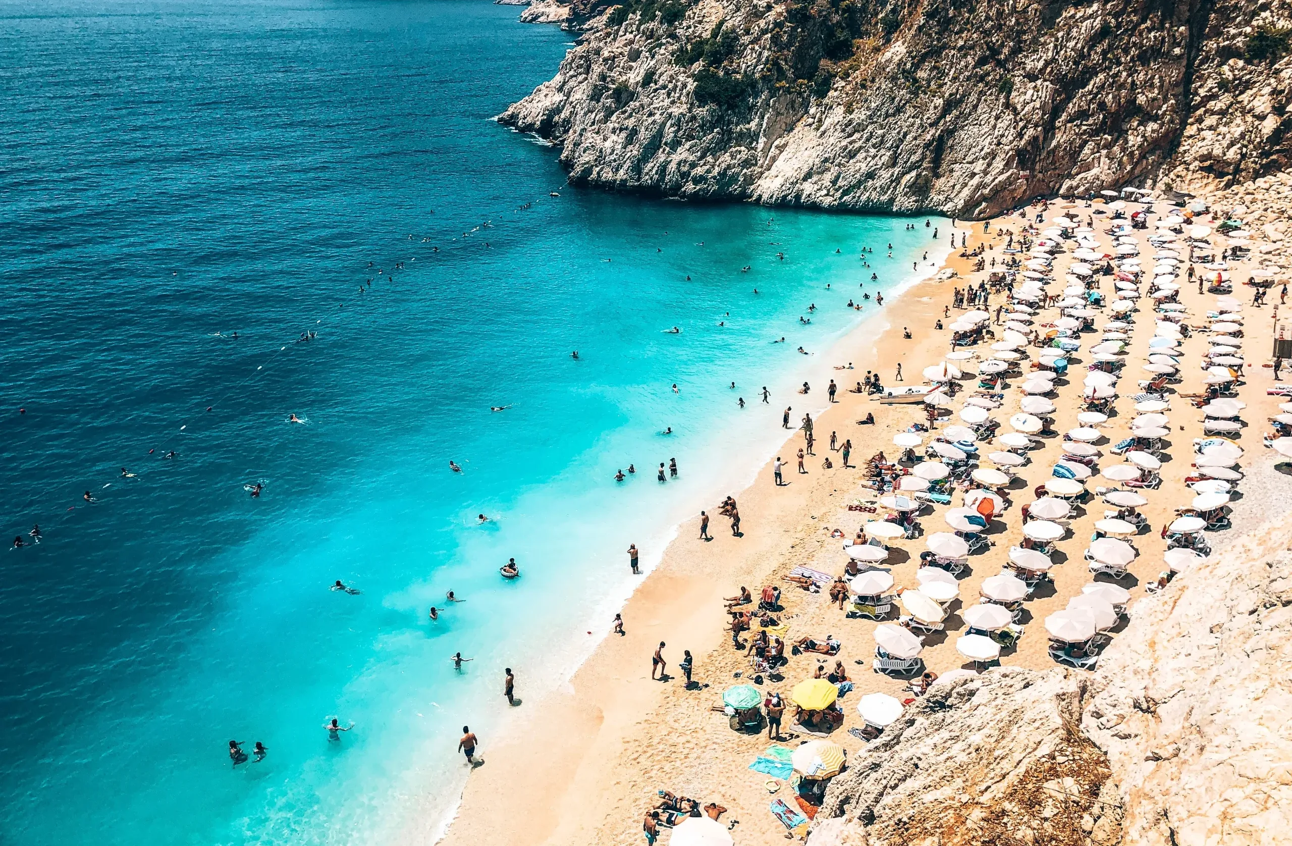 Kaputaş Beach A Stunning Hidden Gem Along the Turkish Riviera with Premium Kaş Transfer Services