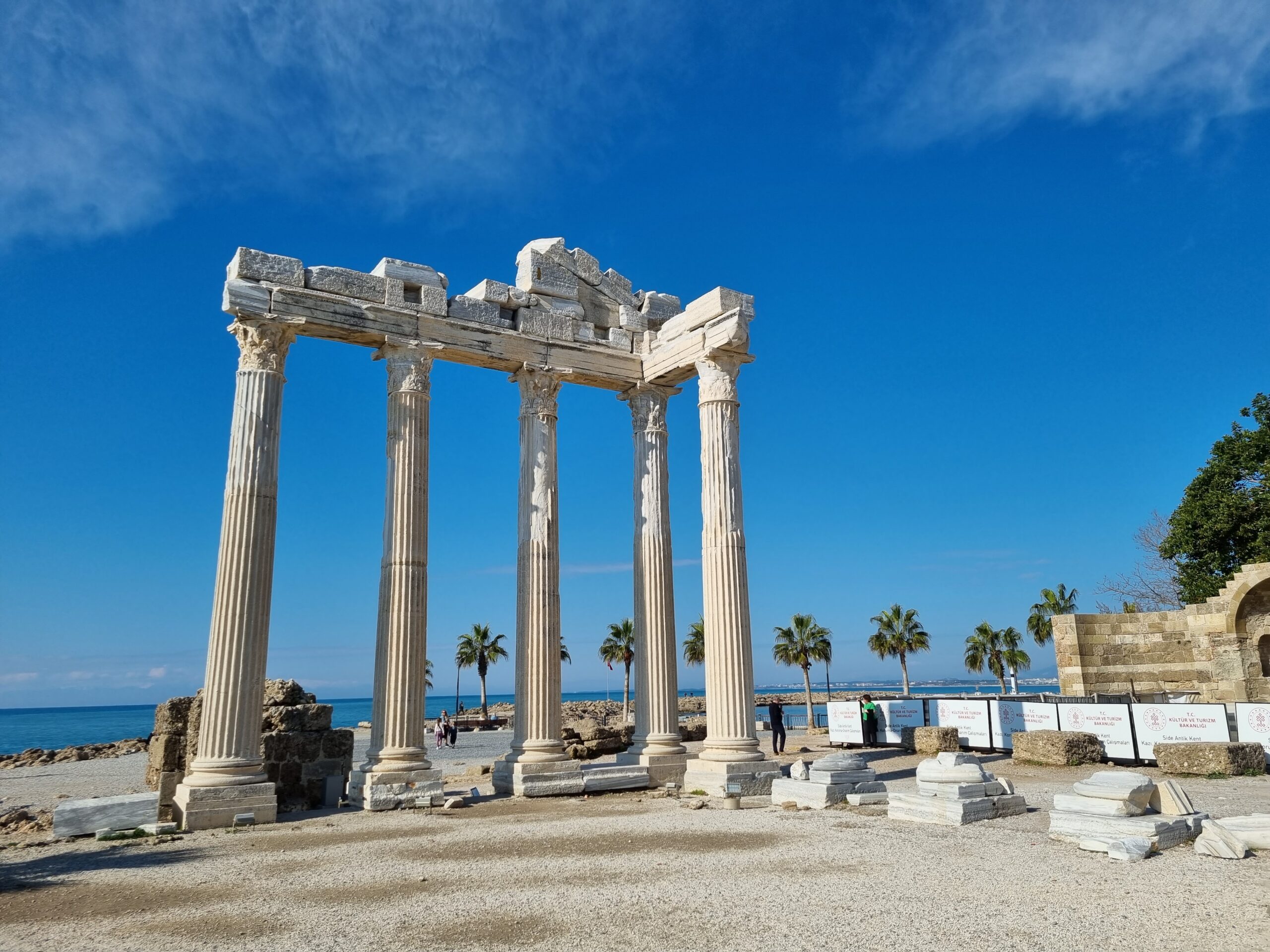 Uncover the Mythical Beauty of the Temple of Apollo in Side with the Comfort of Private Transfers