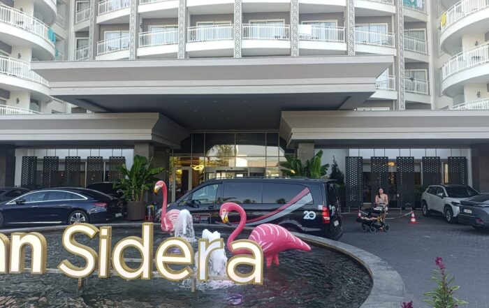 Exclusive and Comfortable Antalya AYT Airport to Side Mare Resort & Spa VIP Transfer Services for a Hassle Free Holiday Experience