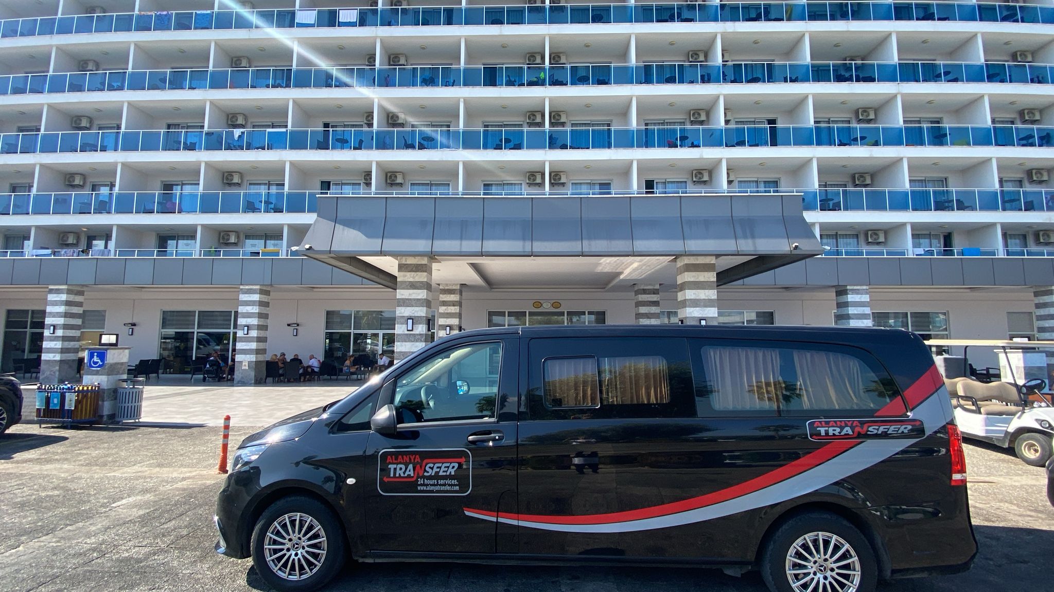 Antalya AYT Airport to Mai İnci Hotel Antalya 724 VIP Transfer Services Safe Elegant and Stress Free Travel with www.alanyatransfer.com