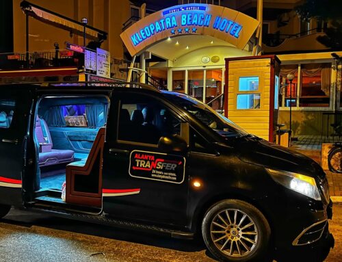 Antalya AYT Airport to Kleopatra Beach Hotel Alanya VIP Transfer Services Luxury Comfort and 7/24 Professional Travel with www.alanyatransfer.com