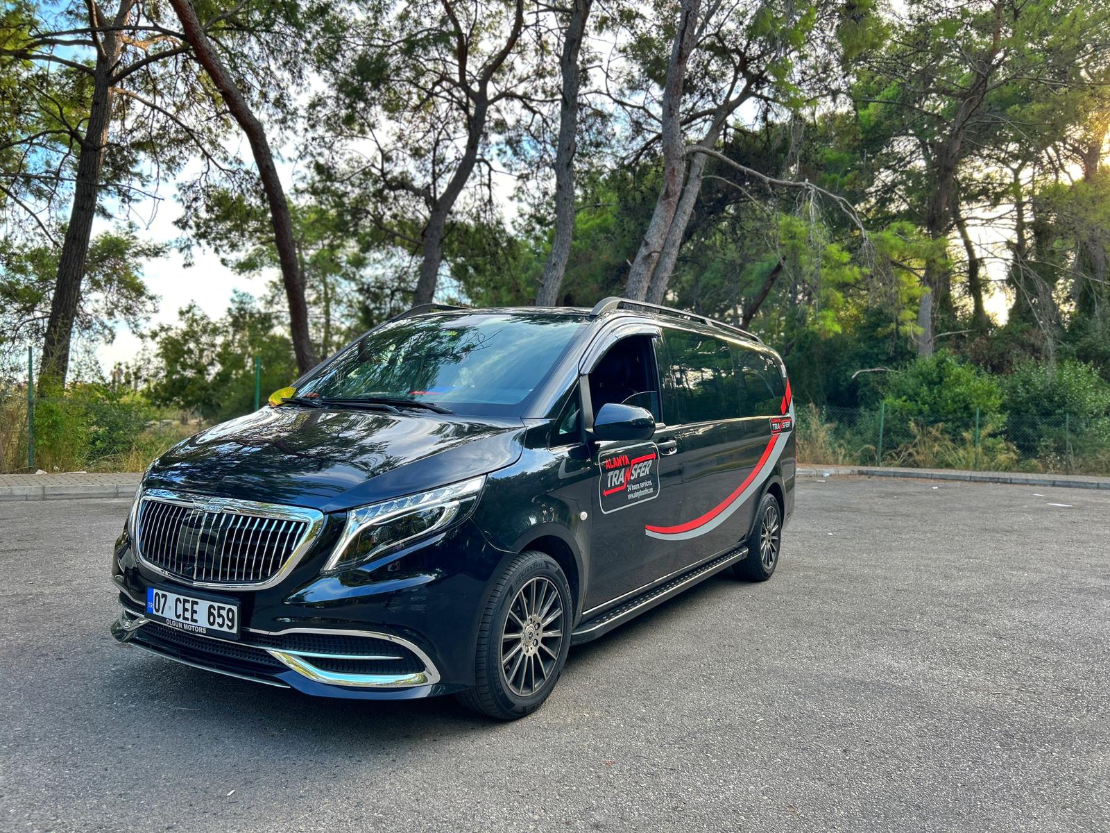 Antalya AYT Airport to Cengiz Otel Side VIP Transfer Services Luxury Safety and 247 Comfort with Alanya Transfer