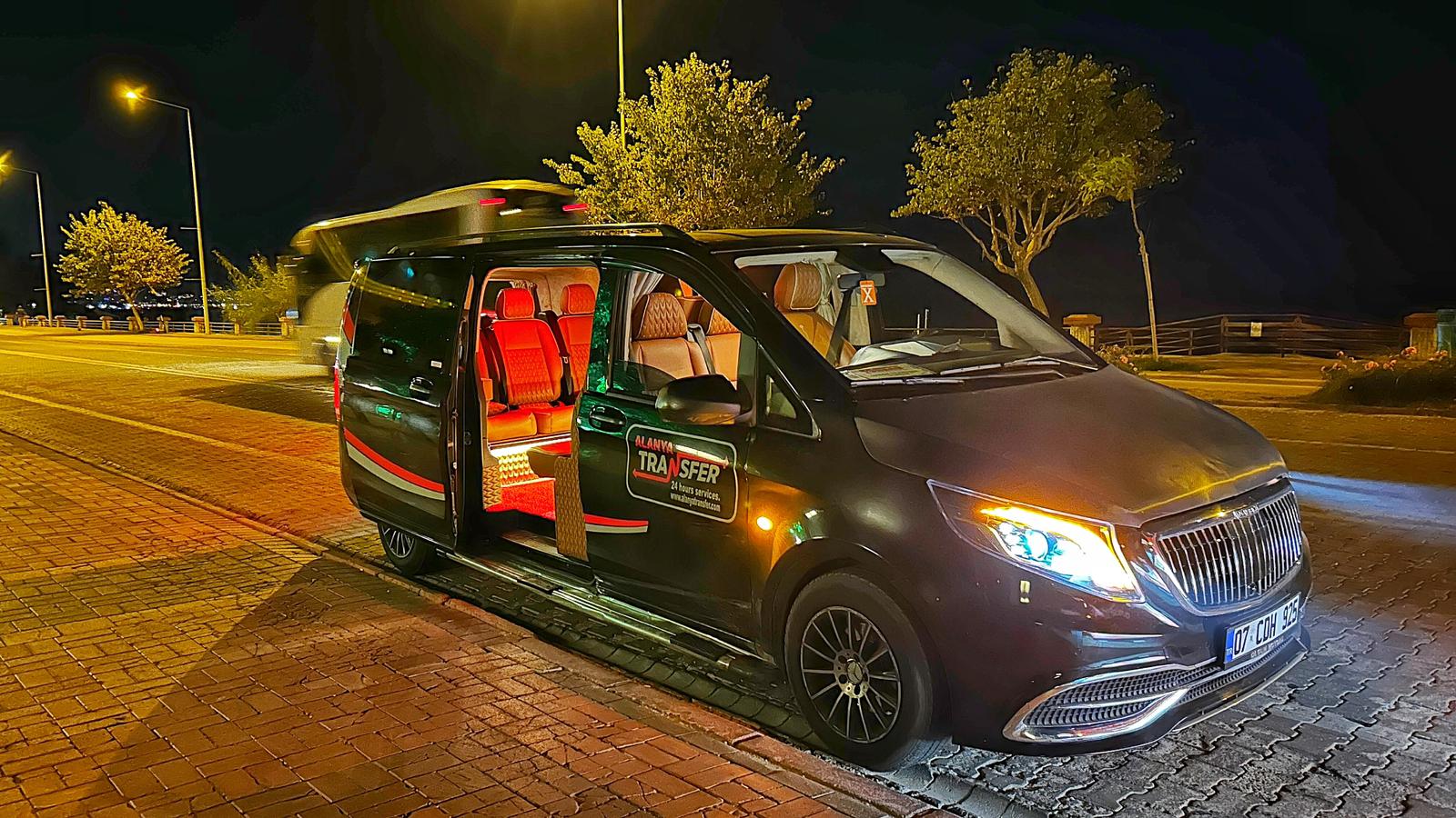 Antalya AYT Airport to Özlem Garden Hotel Side VIP Transfer Services Premium Comfort with alanyatransfer.com