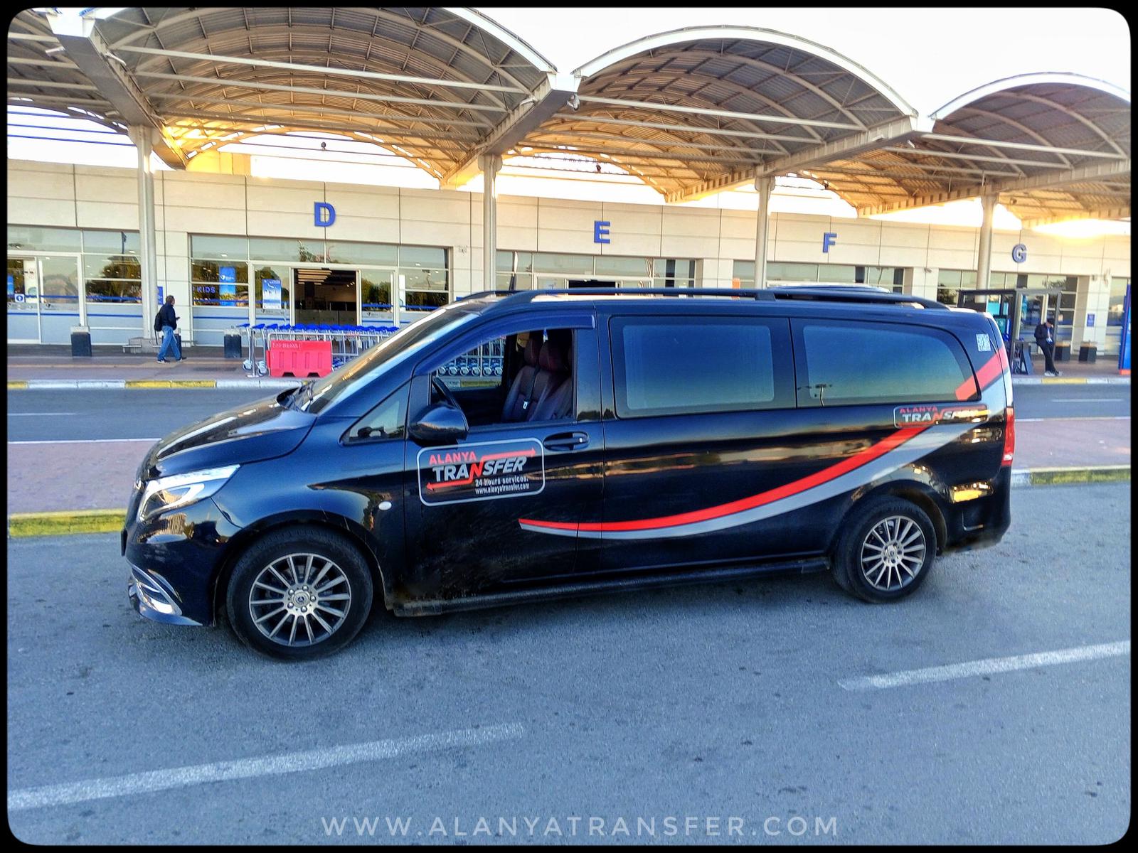 Antalya AYT Airport to Happy Hotel Konaklı VIP Transfer Services Premium Comfortable and Reliable Airport Transportation