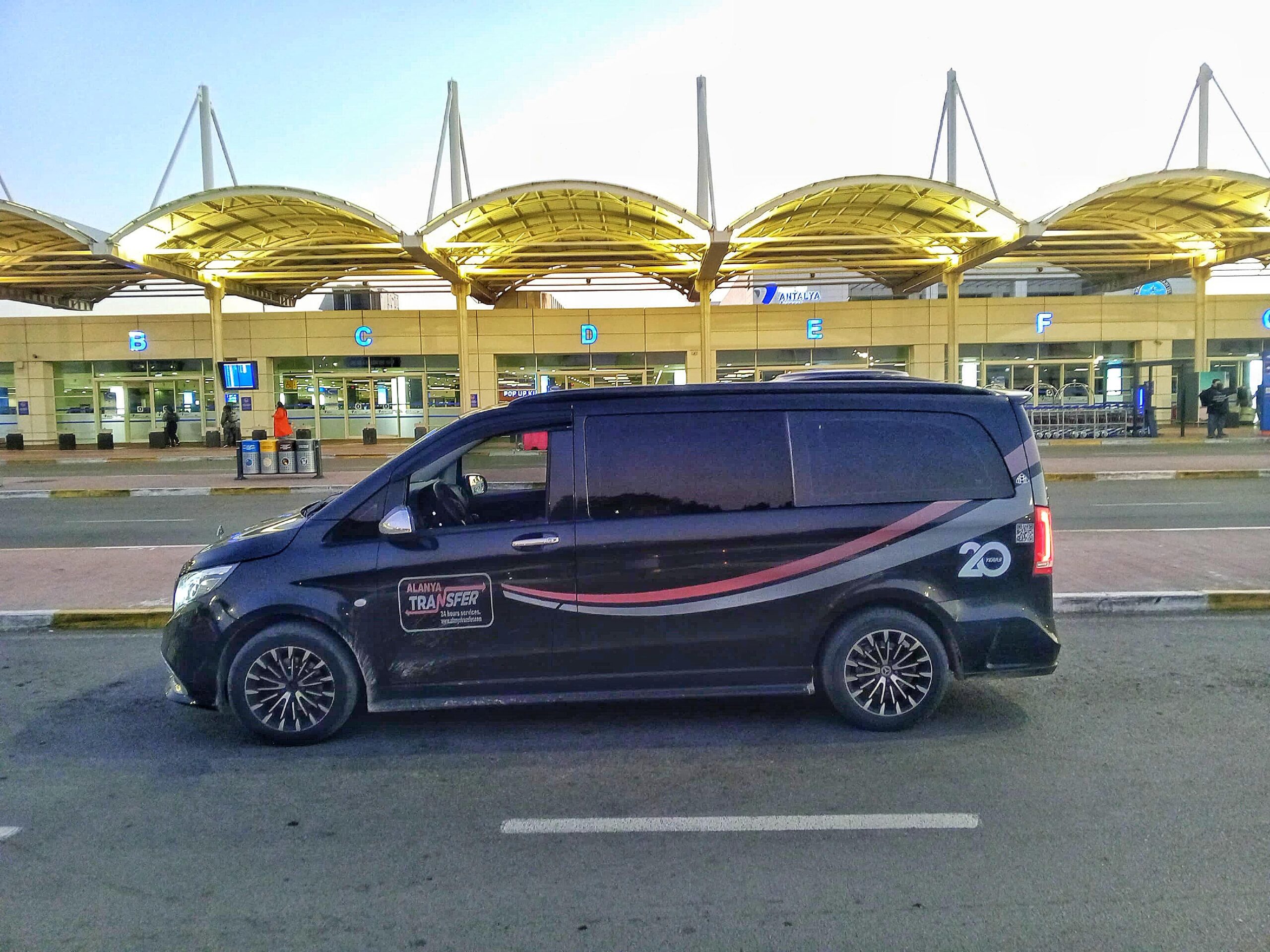 Antalya AYT Airport to Limoncello Sandy Beach Konaklı VIP Transfer Services with Comfort Privacy and 247 Availability