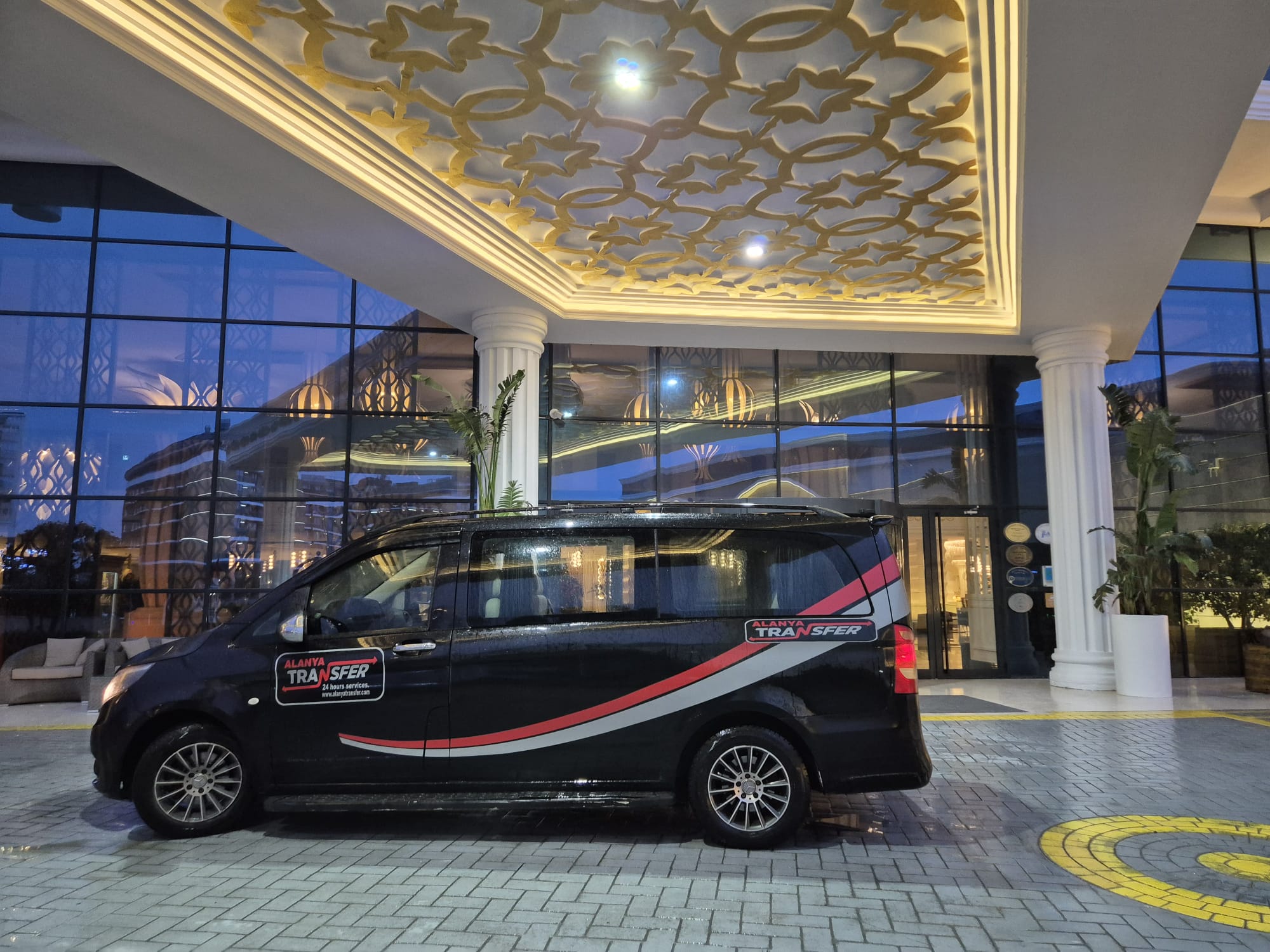 Exclusive and Comfortable VIP Transfer Services from Antalya AYT Airport to Yalıhan Aspendos Hotel Avsallar with Professional Chauffeurs and Luxury Vehicles