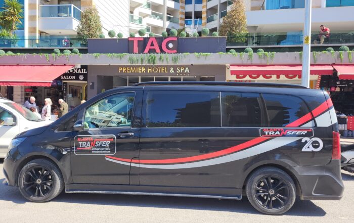 Fast and Comfortable Antalya AYT Airport to Tac Premier Hotel & Spa Alanya VIP Transfer Service for Stress Free Arrival on the Turkish Riviera