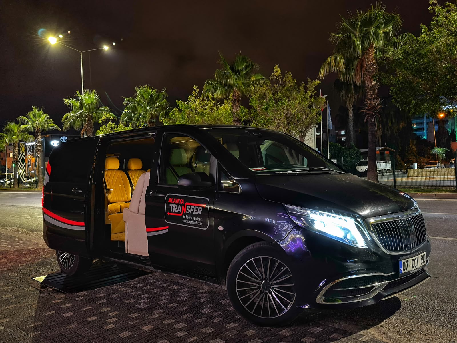 Round the Clock Private Transfer Comfort from Çıralı to Konyaaltı with Professional 724 Travel Service
